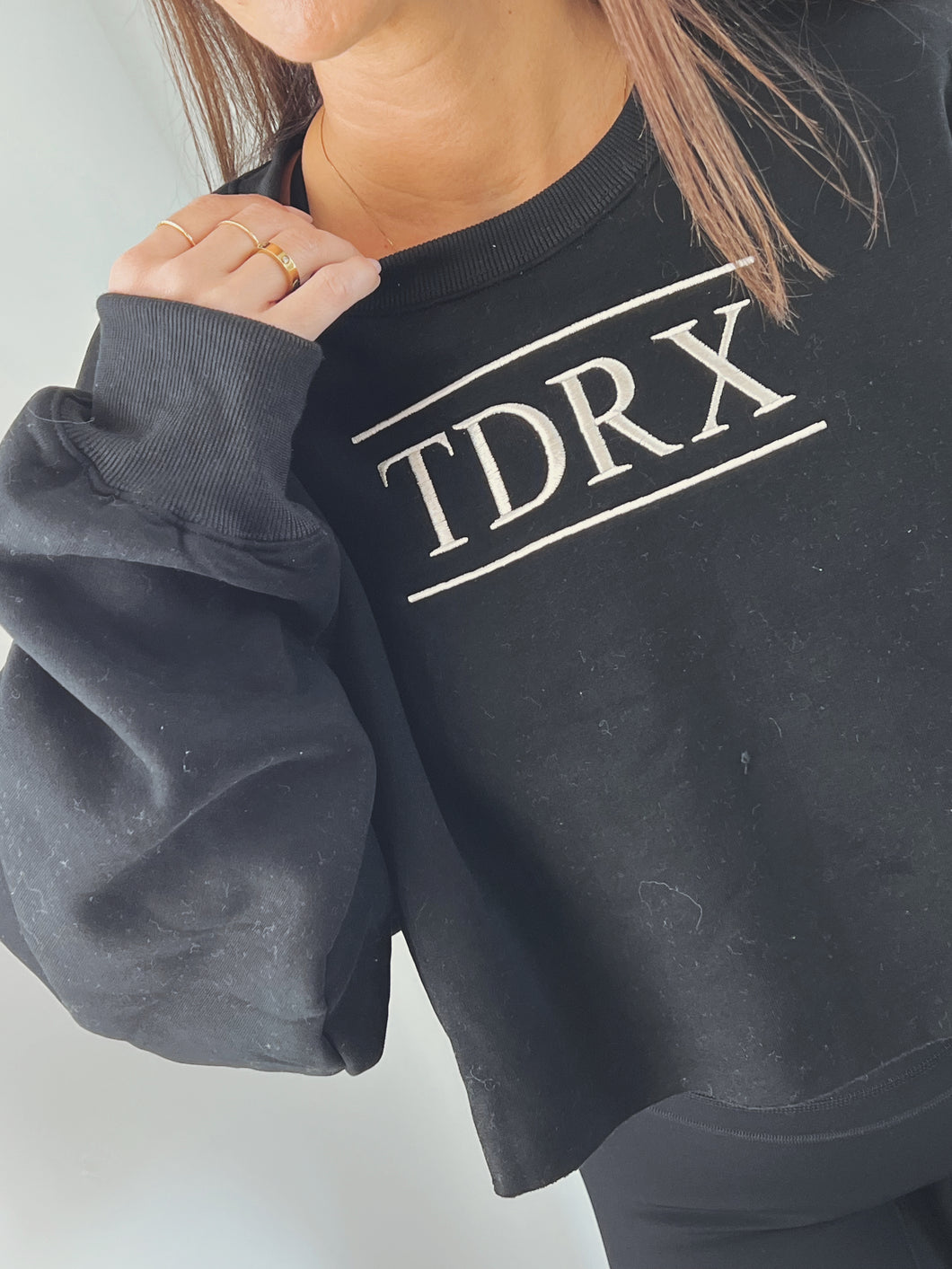 TDRX Logo Cropped Sweatshirt