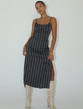 Load image into Gallery viewer, Downtown Pinstripe Dress
