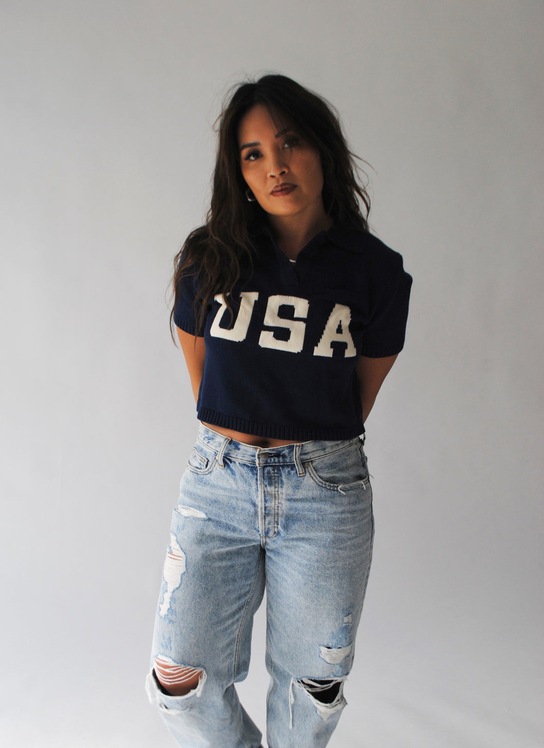 Team USA Sweater Top