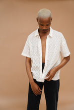 Load image into Gallery viewer, Capri Lace Camp Collar Shirt

