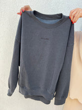 Load image into Gallery viewer, tiedyeRx Charcoal Logo Sweatshirt
